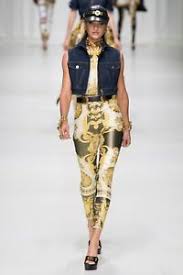 Versace who leggings set $ 61.00 breaking newness, babe. Versace S S 2018 Runway Baroque Tribute Leggings Bodysuit Top 2 Piece Set It38 Ebay