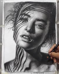 Discover 200+ realistic drawing designs on dribbble. Realistic Portrait Drawings Portrait Drawing Portrait Artists Pencil Self Portrait Drawing