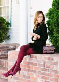 Holiday Party Outfits With Tights Ask Sydne Tights Outfit Colored Tights Outfit Fashion Tights