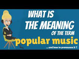 With roots in rock, pop, heavy metal and punk, emo music has a specific goal in that it is designed to have a particularly emotive or emotional resonance. What Is Popular Music What Does Popular Music Mean Popular Music Meaning Explanation Youtube