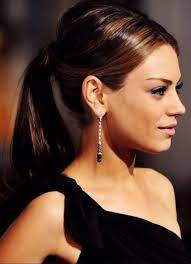 Polished Ponytail On A Round Face Hairstyles For Round Faces Hair For Round Face Shape Long Hair Styles