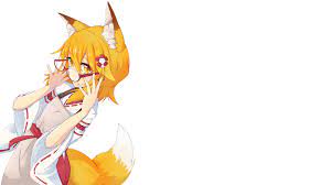 Anime Anime Girls Simple Background Sewayaki Kitsune No Senko San Animal Ears Kitsunemimi Glasses 4k Wallpap Sewayaki Kitsune No Senko San Senko San Anime