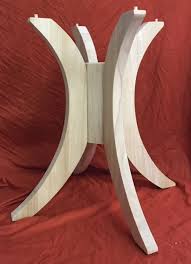 Unfinished Pedestals And Unfinished Table Bases Ships Free Over 39 Unfinishedfurnitureexpo In 2020 Wood Pedestal Table Base Round Wood Table Glass Top Table