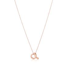 Discover tiffany alphabet jewelry, including initial necklaces, alphabet charms and bracelets. Elsa Peretti Alphabet Pendant In 18k Rose Gold Letters A Z Available Tiffany Co