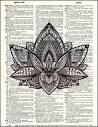 Lotus - Dictionary Art Print — Fresh Prints of CT