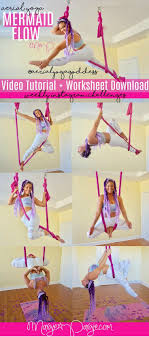 These aerial yoga poses are often called by various different names, the names used in this article are the generic names. Aerial Yoga Flow Sequence Aerial Yoga Poses Yoga Flow Sequence Yoga Trapeze Exercises
