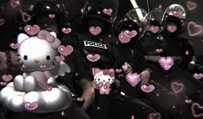 Melody hello kitty my melody aesthetic grunge pink aesthetic overlays tumblr im falling in love sanrio wallpaper apple watch faces aesthetic stickers overlay shared by movetokooreu on we heart it image discovered by movetokooreu. Goth Hello Kitty Aesthetic Wallpaper Desktop Giocatuallora