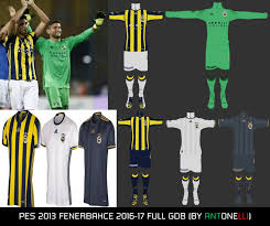 Shop devices, apparel, books, music & more. Pes 2013 Fenerbahce S K 2016 17 Full Kits By Antonelli Pes Patch