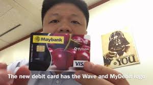 For the savings and current holders, the applicant must. How To Maybank Atm Debit Card Youtube