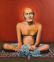 Swami shri gajanan maharaj : Gajanan Maharaj Painting By Akash Bhisikar Saatchi Art