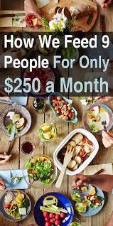 How We Feed 9 People For Only 250 A Month Homestead Survival Site Cooking On A Budget Healthy Eating Grocery List Emergency Preparedness Food