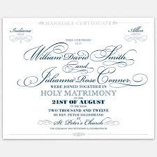 Decorative Marriage Certificate