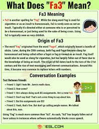 Fa3 Meaning What Does The Useful Slang Term Fa3 Mean In English Slang Words Vocabulary Words Learn English Vocabulary