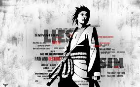 1280x1024 download 1280x1024 wallpaper naruto uzumaki, anime, naruto shippuden> download. Hd Wallpaper Naruto Uchiha Sasuke Painful Words Black And White Anime Wallpaper Flare