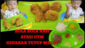Resep bola bola nasi mpasi. Resep Mpasi 12 Bulan Keatas Bola Bola Nasi Hati Ayam Youtube