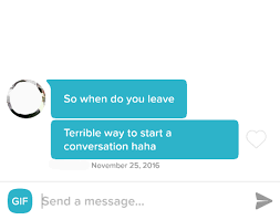 Have a good opening line. Going The Distance How To Have A Conversation On Tinder The Stanford Daily