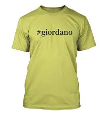 Giordano Hashtag Funny Adult Mens T Shirt Yellow Xxx Large