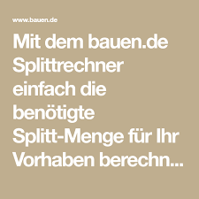 Splittrechner Wie Viel Splitt Brauche Ich Rechnen Splitt Einfach