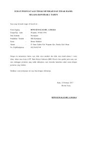 Surat pernyataan tidak menikah 1. Contoh Surat Pernyataan Tidak Akan Menikah Contoh Surat