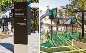 Rockhampton Riverside Precinct 2018 Qld Dot Dash Rockhampton Wayfinding Design Wayfinding