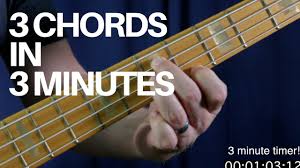 Learn How To Play 3 Movable Bass Chords In 3 Minutes Bass Guitar Lesson
