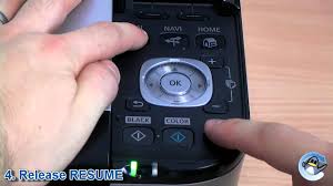 If printing is in progress and you want to continue printing, press the printers resume button for at least 5 seconds with the ink cartridge installed. Canon Mp550 Ink Absorber Reset 6c10 Error Code Youtube