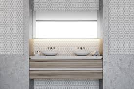 Small hex tiles can be used in bathrooms of different sizes. Hexagon Tile Ideas For Your Bathroom Build Direct