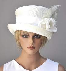 Kentucky Derby Hat Ivory Wedding Hat Bridal Hat Headpiece Women S White Hat Ladies Top Hat Mad Hatter Downton Abbey Hat Occasion Hat In 2021 Wedding Hats Derby Hats Kentucky Derby Hat
