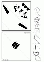 Kedi Kalibi Cat Printables Molde Del Gato Kot Boyama Sayfalari Origami Kedi