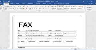 The new backstage view in word allows you to search, view and download templates from the online collection. How To Fill Out A Fax Cover Sheet Online