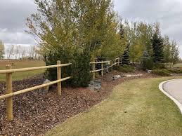 My barn wood corner fence: Acreage Fence Post And Rail Foothills Fencing Inc