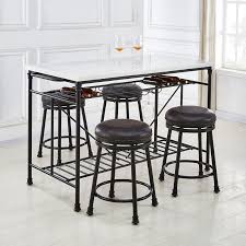 Choose kitchen island bar stools or kitchen island chairs that fit the space and are comfortable enough to sit in while you eat or work. Claire Counter Height Kitchen Island Set By Steve Silver Furniture Furniturepick