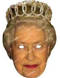 Il compleanno della regina d'inghilterra viene per tradizione celebrato due volte l'anno: Maschera Di Cartone Regina Elisabetta Su Vegaooparty Negozio Di Articoli Per Feste