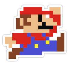 8 Bit Mario Nintendo Jumping By Astropop Pixel Art Mario Mario Nintendo