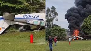 Avião que caiu em Marília fazia primeiro voo após renovar certificado de aeronavegabilidade