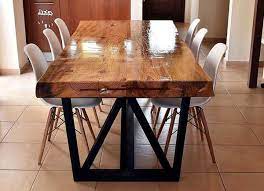 Learn how to resurface it using inexpensive. 25 Diy Dining Tables Bob Vila