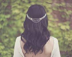 Bridal Hair Accessories Bohemian Bridal Hair Hair Chains Hair Chain Wedding