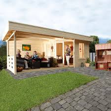 Blockbohlenhaus lounge 3 inklusive montageservice grundflache 14 5 m wandstarke. Wolff Finnhaus Blockbohlenhaus Nina 28 B Gartenhaus Mit Terrasse 5 Eck Gartenhaus Gartenhaus