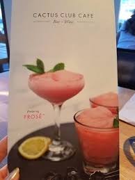 Any of you who have visited the cactus club that has been open for a few months now at english bay know what a huge success it's been so far! Try A Frose Picture Of Cactus Club Cafe English Bay Vancouver Tripadvisor