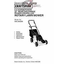 Find your craftsman product warranty. Craftsman Lawn Mower Parts Manual 944 360290