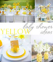 Yellow Grey Black Baby Shower Ideas Love The Flower Vases With Lemons And The Lemonade Filled J Baby Shower Yellow Spring Baby Shower Baby Shower Inspiration