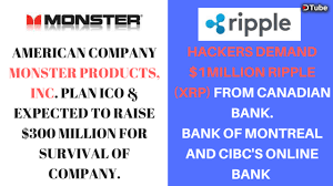 Latest news, tech xrp market analysis, the full monthly and weekly reviews powered online. Hackers Demand 1m Ripple Xrp Monster Plan Ico In Hindi Urdu Steemit
