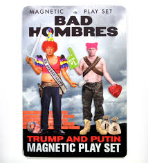 Supplies for diy fridge magnets. Trump Putin Bad Hombres Magnetic Play Fridge Magnet Set Pink Cat Shop
