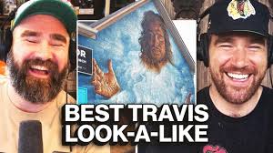 Jason and Travis discover CRAZY similar Travis look-a-likes from the MLB &  building murals