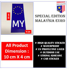 Absolutely free license plate lookup service. Euro Car Plate Number Sticker Shopee Malaysia