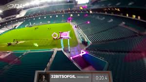 A racing drone camera with a good fov and video transmission range is critical. 32bitsofgil Fastest Lap Miami Drone Racing League Youtube