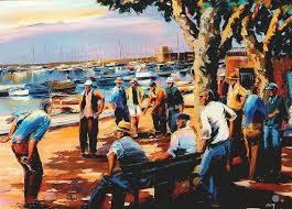 Jeu De Boulle Christian Jequel Art Paysage Peinture Au Couteau