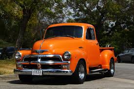 Image result for Orange 1954 Truck