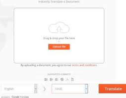 Machine translation are algorithm based. 4 Free Online Doc Translator Websites