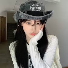 Mũ Bucket Hàng QC Camping Belfry Mũ Vành Tròn Có Dây Quai Nón Chất Vải Jean  Wash Mềm